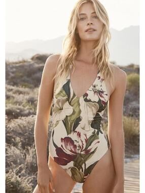 Robin Piccone Moana Floral one-piece bathing suit - Size 10